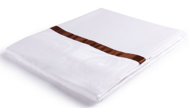 提花被套、單排橫向布帶